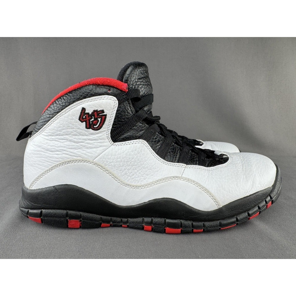 Jordan 10 Retro Double Nickel White Black True Red 310805-102 Mens Size 10.5‎ - Picture 8 of 8